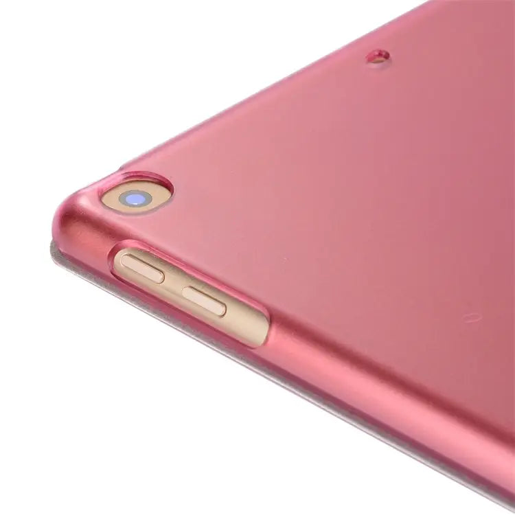 For iPad 10.2 inch Silk Texture Horizontal Flip Magnetic PU Leather Case with Three-folding Holder & Sleep / Wake-up