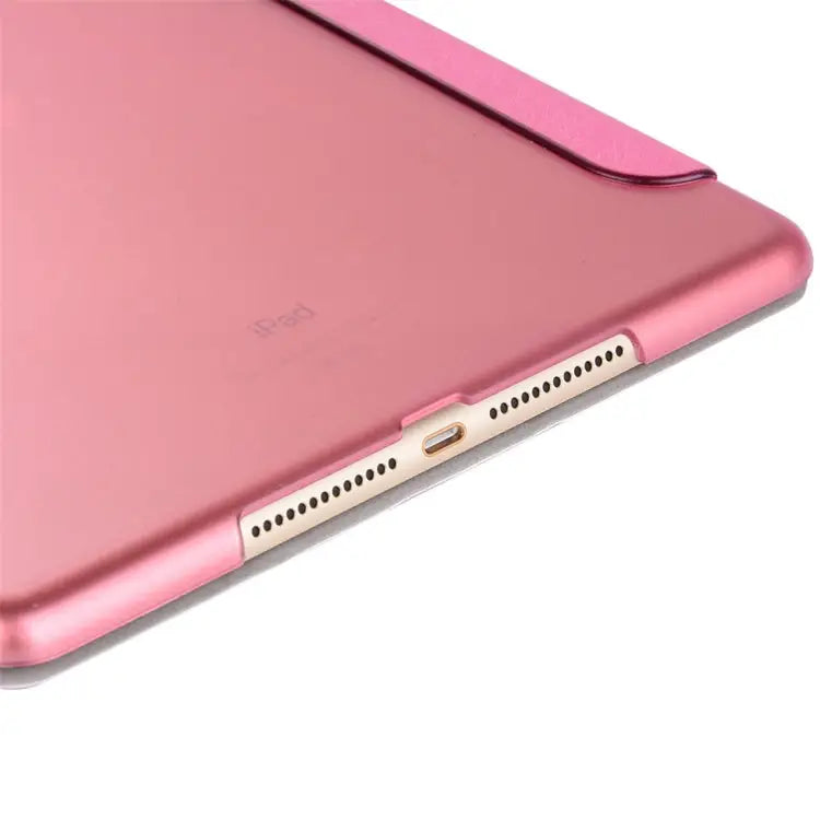 For iPad 10.2 inch Silk Texture Horizontal Flip Magnetic PU Leather Case with Three-folding Holder & Sleep / Wake-up