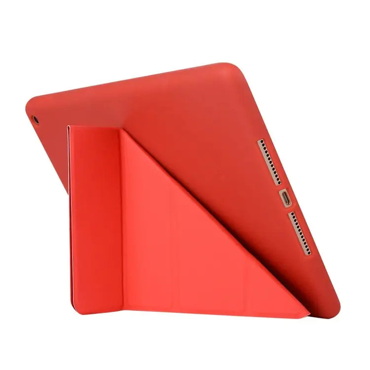 For iPad 10.2 inch TPU Horizontal Deformation Flip Leather Case with Holder - Apple Accessories