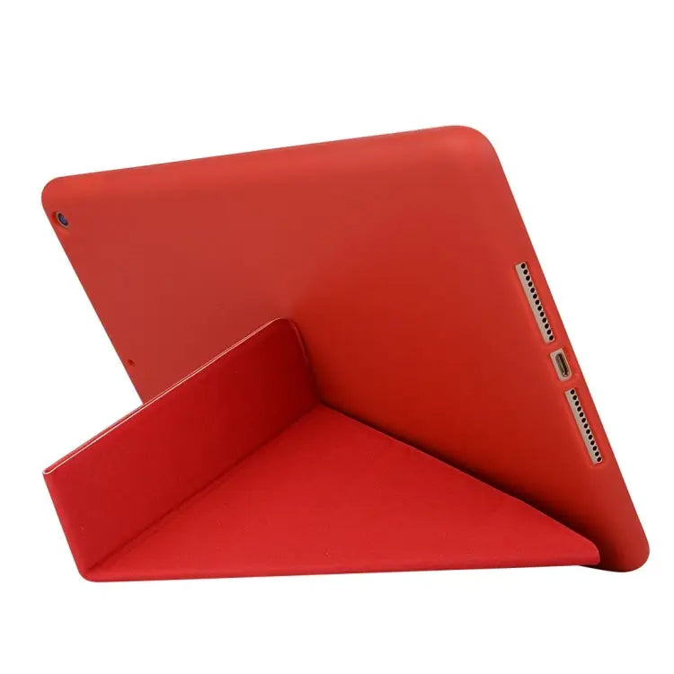 For iPad 10.2 inch TPU Horizontal Deformation Flip Leather Case with Holder - Apple Accessories