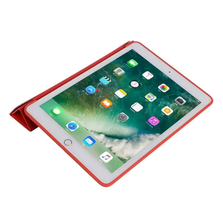 For iPad 10.2 inch TPU Horizontal Deformation Flip Leather Case with Holder - Apple Accessories