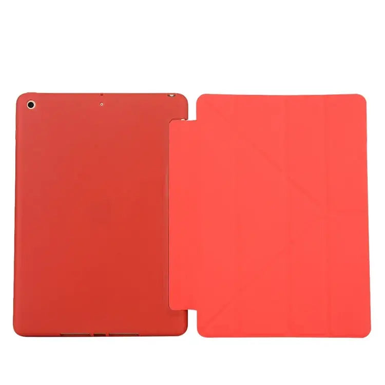 For iPad 10.2 inch TPU Horizontal Deformation Flip Leather Case with Holder - Apple Accessories