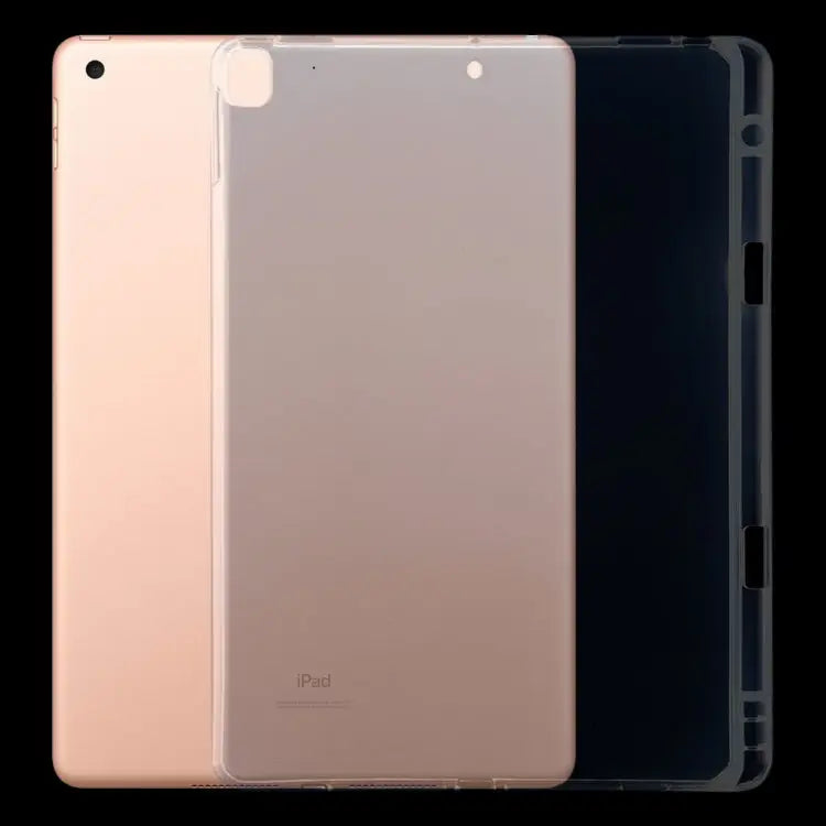 For iPad 10.2 / iPad Pro 10.5 (2017) 3mm Shockproof Transparent Protective Case with Pen Slot For iPad 10.2 / Pro 10.5