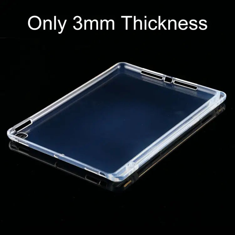 For iPad 10.2 / iPad Pro 10.5 (2017) 3mm Shockproof Transparent Protective Case with Pen Slot For iPad 10.2 / Pro 10.5