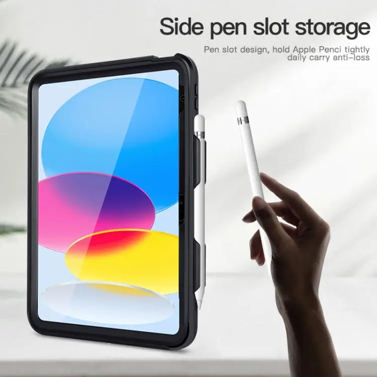 For iPad 10th Gen 10.9 2022 360 Full Body Shockproof Tablet Case with Grip & Holder & Pen Slot - Apple Accessories