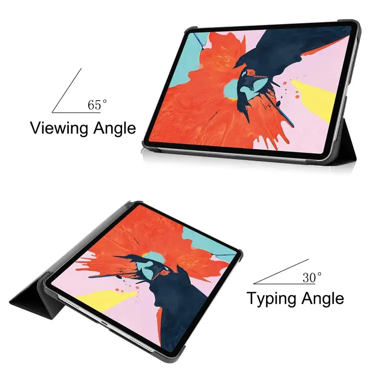 For iPad Air 11 2024 / 2020 10.8 Custer Texture Horizontal Flip Leather Case ith Three-folding Holder & Sleep / Wake-up