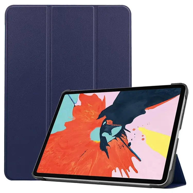 For iPad Air 11 2024 / 2020 10.8 Custer Texture Horizontal Flip Leather Case ith Three-folding Holder & Sleep / Wake-up