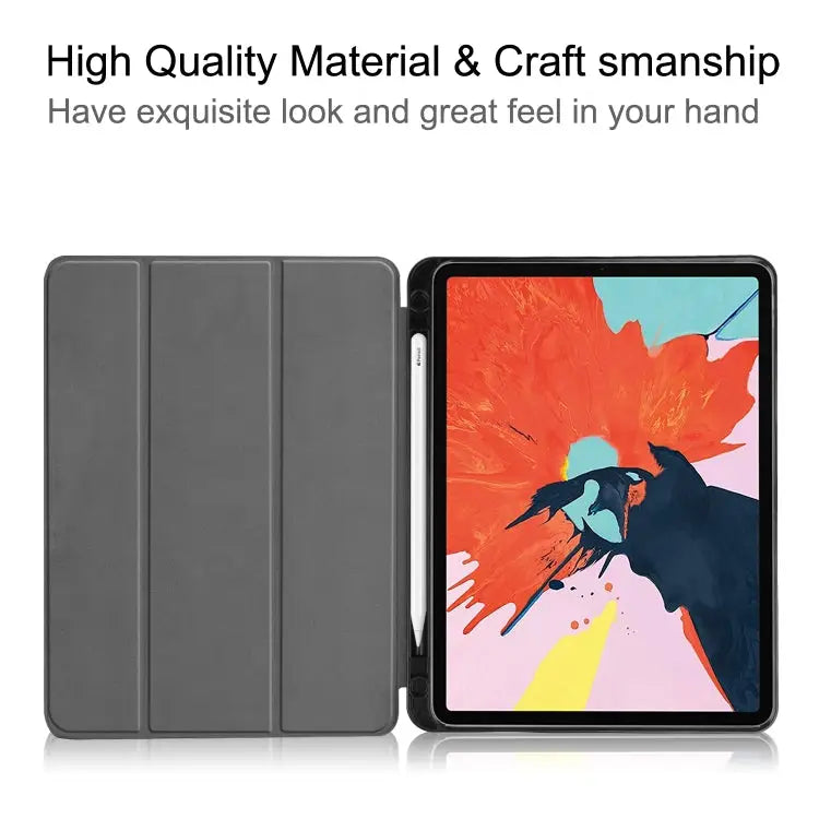 For iPad Air 11 2025 / 2024 / 2020 10.8 Custer Texture TPU Horizontal Flip Leather Case with Sleep / Wake-up Function &