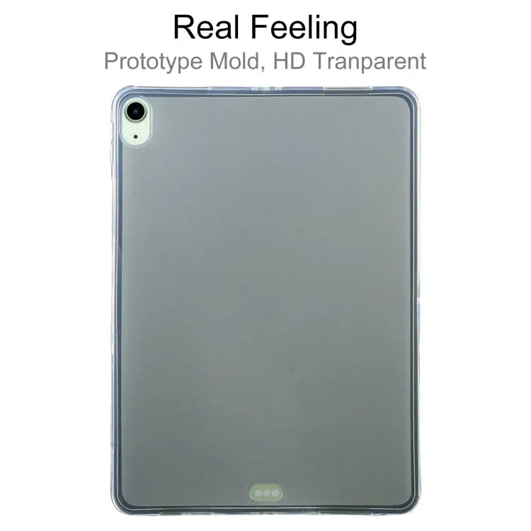 For iPad Air 2022 / 2020 10.9 / iPad Pro 11 inch 2018 0.75mm Dropproof Outside Glossy Inside Frosted TPU Case For iPad