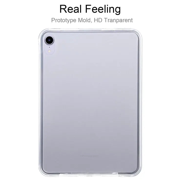 For iPad mini 2024 / mini 6 3mm Transparent TPU Soft Protective Tablet Case For iPad mini 2024 / mini 6 - For iPad mini