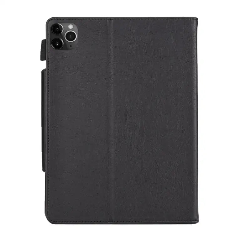 For iPad Pro 11 (2020) & (2018) Big Metal Button Business Tablet PC Protective Leather Case with Bracket & Card Slot &