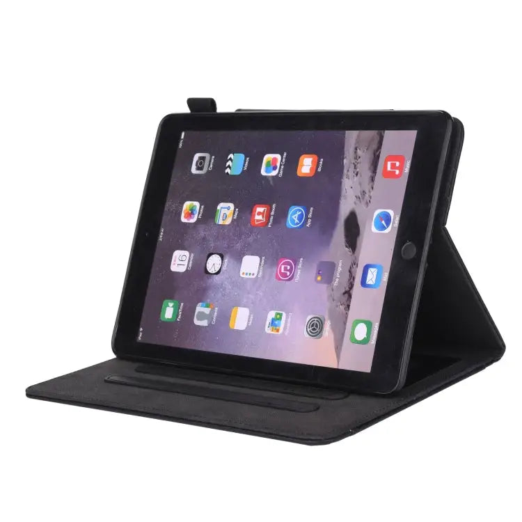 For iPad Pro 11 (2020) & (2018) Big Metal Button Business Tablet PC Protective Leather Case with Bracket & Card Slot &