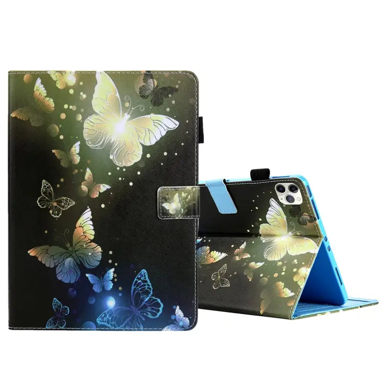 For iPad Pro 11 (2020) & (2018) Painted Pattern Tablet PC Protective Leather Case with Bracket & Card Slot & Photo