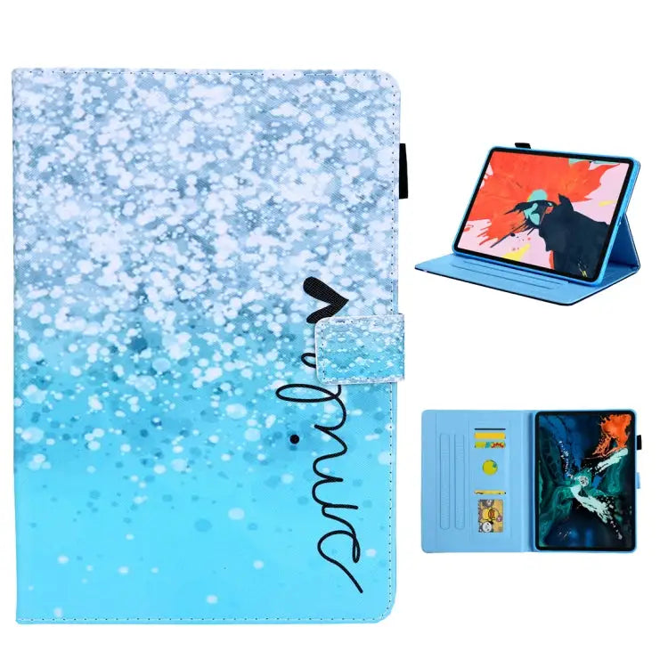 For iPad Pro 11 (2020) & (2018) Painted Pattern Tablet PC Protective Leather Case with Bracket & Card Slot & Photo