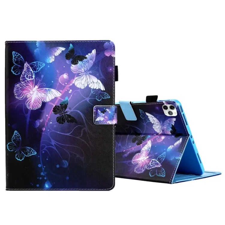For iPad Pro 11 (2020) & (2018) Painted Pattern Tablet PC Protective Leather Case with Bracket & Card Slot & Photo