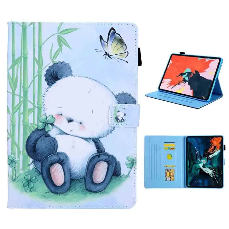 For iPad Pro 11 (2020) & (2018) Painted Pattern Tablet PC Protective Leather Case with Bracket & Card Slot & Photo