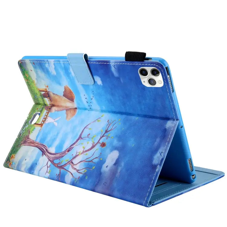 For iPad Pro 11 (2020) & (2018) Painted Pattern Tablet PC Protective Leather Case with Bracket & Card Slot & Photo