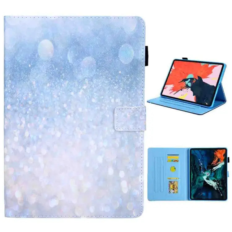 For iPad Pro 11 (2020) & (2018) Painted Pattern Tablet PC Protective Leather Case with Bracket & Card Slot & Photo