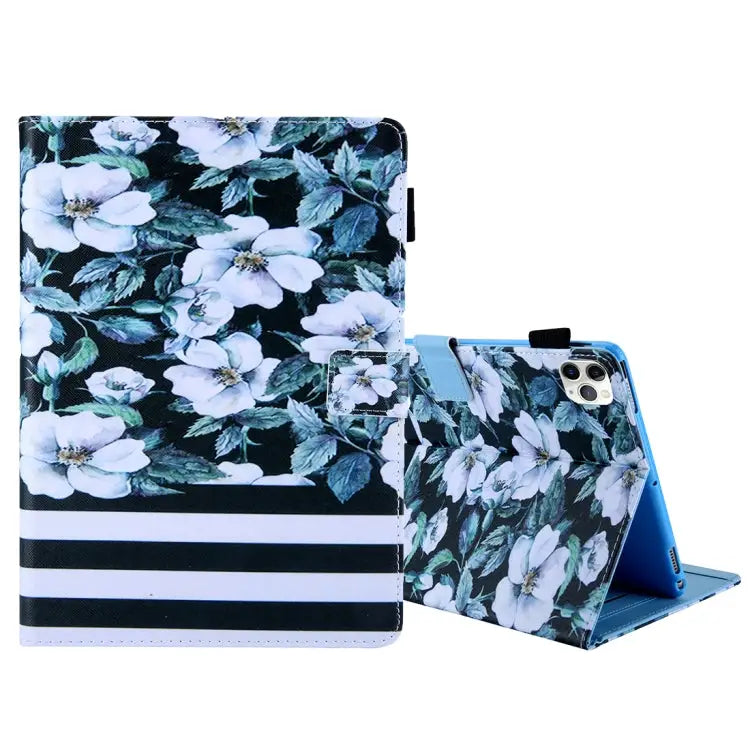 For iPad Pro 11 (2020) & (2018) Painted Pattern Tablet PC Protective Leather Case with Bracket & Card Slot & Photo