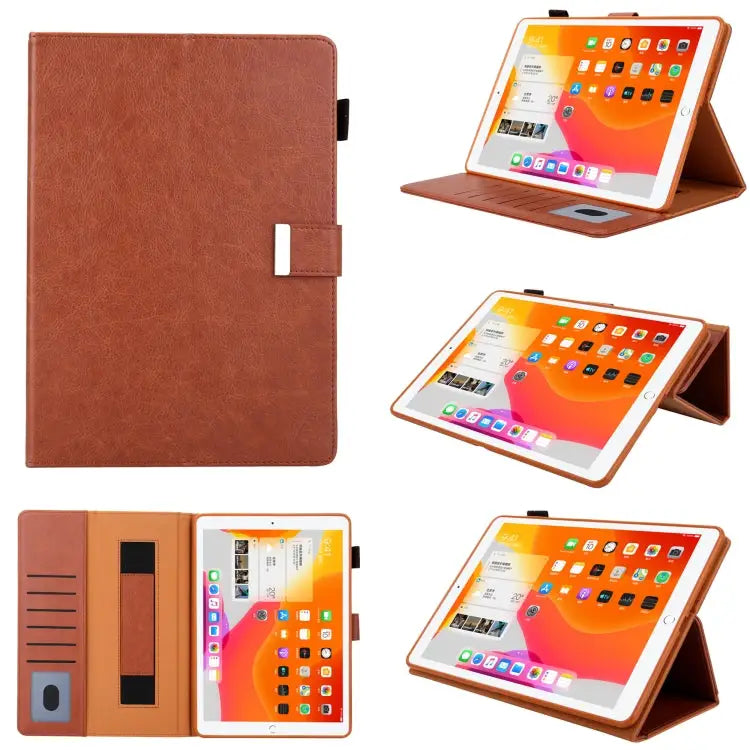 For iPad Pro 11 (2020) & (2018) Small Metal Button Magnetic Attraction Tablet PC Protective Leather Case