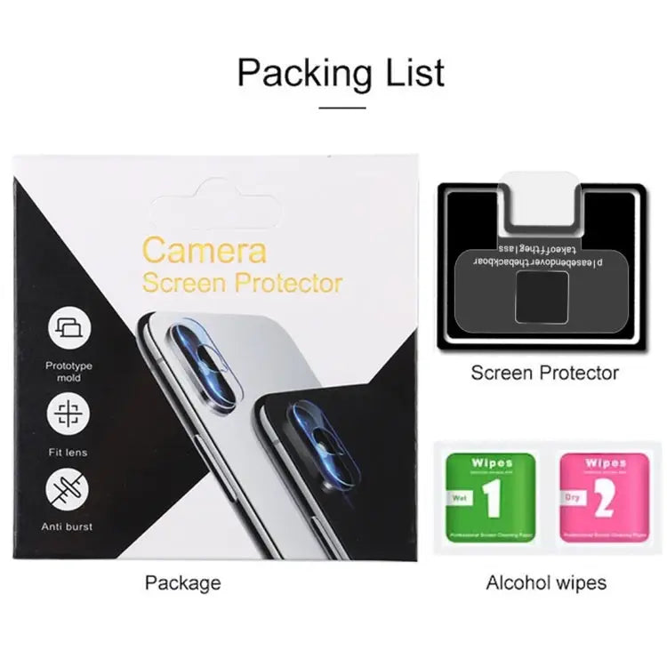 For iPhone 11 9H 2.5D Rear Camera Lens Tempered Glass Film - For iPhone 11