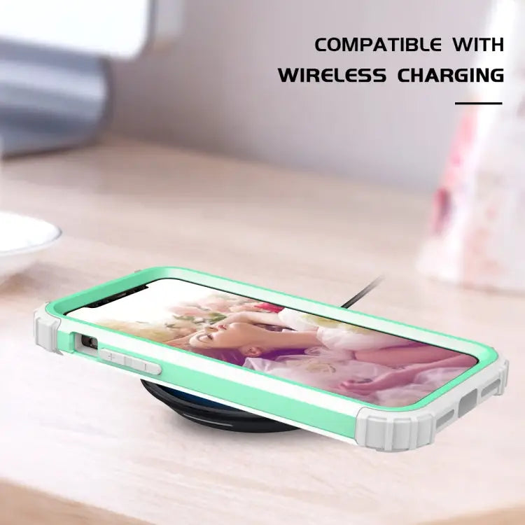 For iPhone 11 PC+ Silicone Three-piece Anti-drop Mobile Phone Protection Bback Cover For iPhone 11 - Apple Accessories