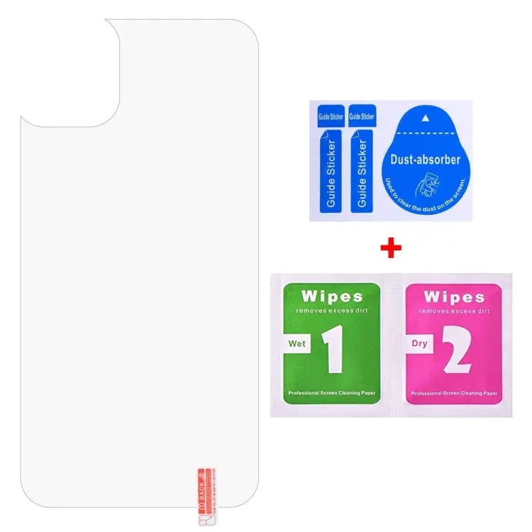 For iPhone 11 Pro 9H 2.5D Half - Screen Transparent Mobile Phone Tempered Glass Film Back Film - For iPhone 11 Pro (1