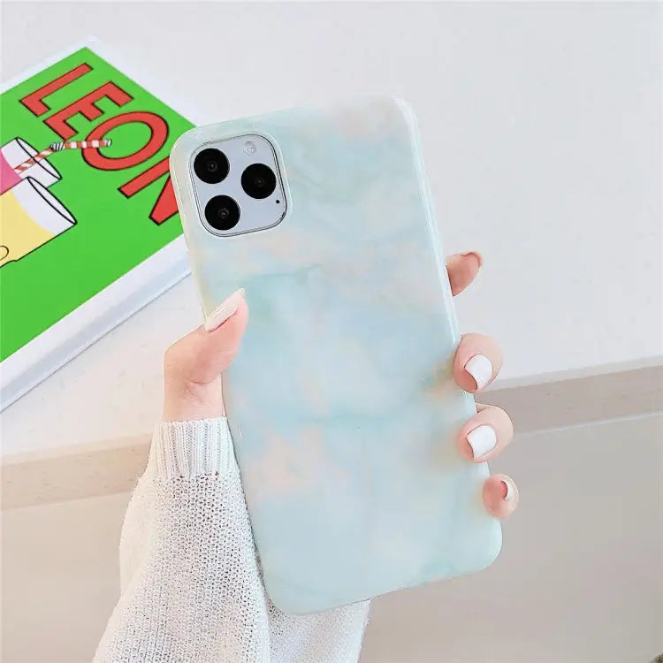 For iPhone 11 Pro Max TPU Smooth Marbled IMD Mobile Phone Case For iPhone 11 Pro Max - For iPhone 11 Pro Max / Floating