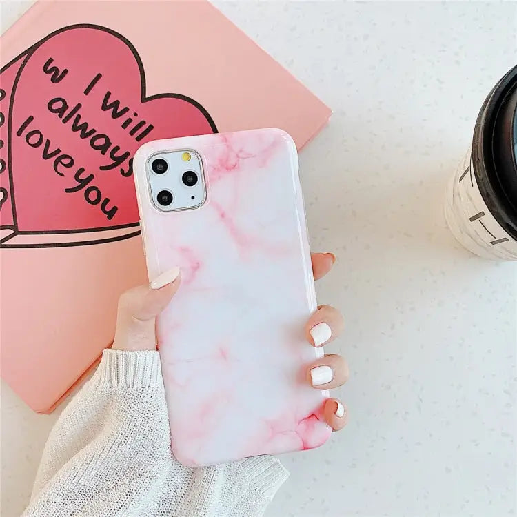 For iPhone 11 Pro Max TPU Smooth Marbled IMD Mobile Phone Case For iPhone 11 Pro Max - For iPhone 11 Pro Max