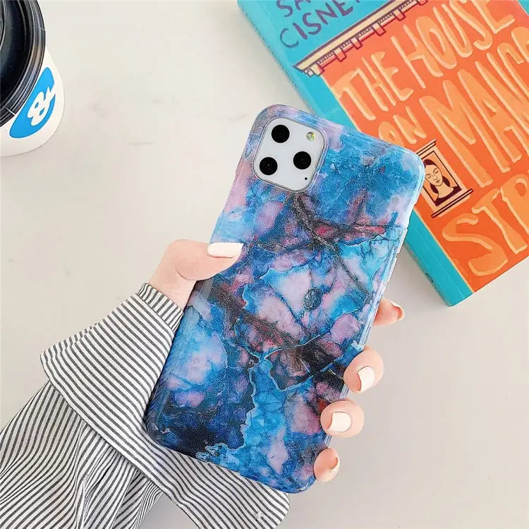 For iPhone 11 Pro Max TPU Smooth Marbled IMD Mobile Phone Case For iPhone 11 Pro Max - For iPhone 11 Pro Max / Floating