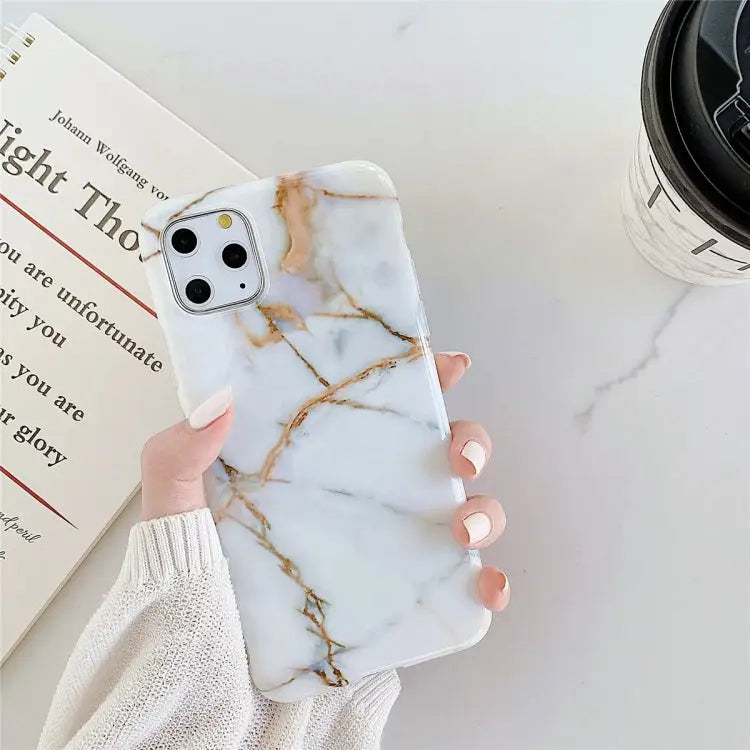 For iPhone 11 Pro Max TPU Smooth Marbled IMD Mobile Phone Case For iPhone 11 Pro Max - For iPhone 11 Pro Max
