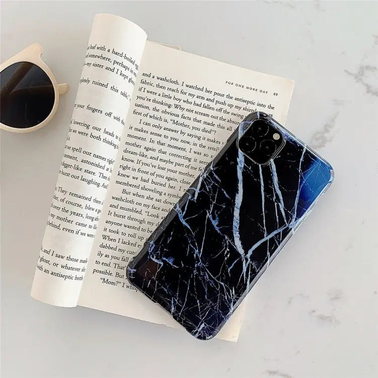For iPhone 11 Pro Max TPU Smooth Marbled IMD Mobile Phone Case For iPhone 11 Pro Max - For iPhone 11 Pro Max / Gold