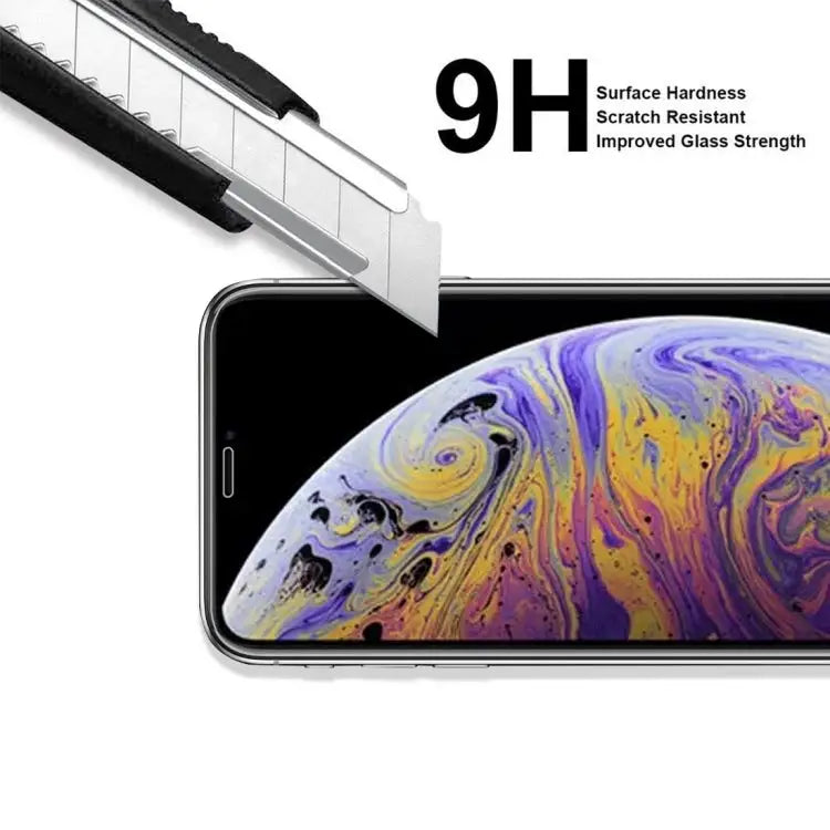 For iPhone 11 Pro Max / XS Max 5pcs ENKAY Hat-Prince 0.26mm 9H 2.5D Tempered Glass Film - For XS Max (5 PCS)