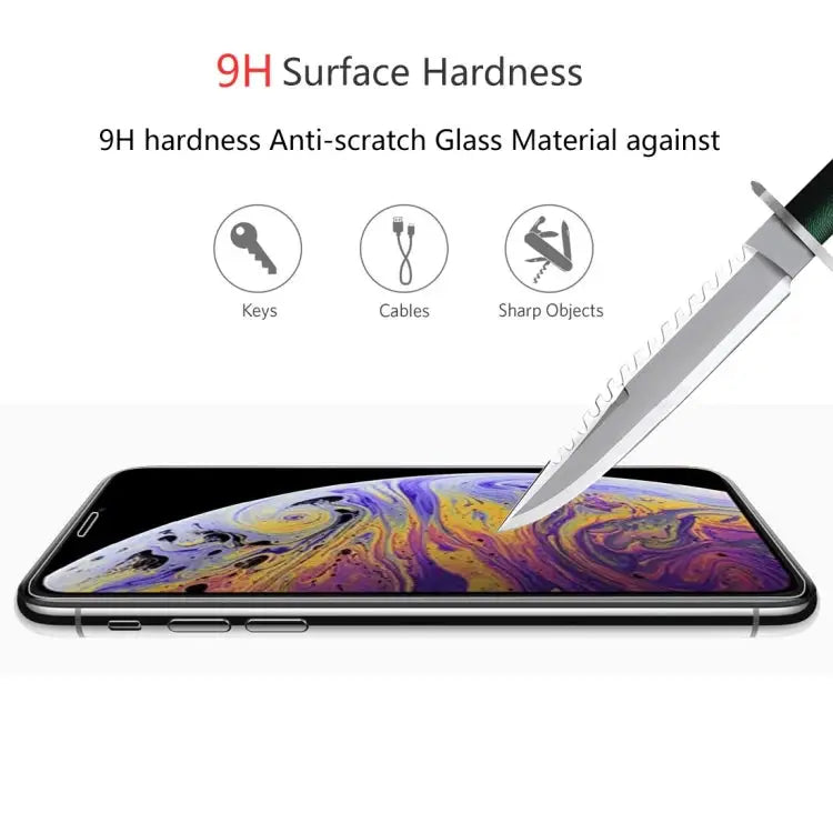 For iPhone 11 Pro Max / XS Max ENKAY Hat-Prince 0.26mm 9H 2.5D Tempered Glass Film - For XS Max (1 PC)