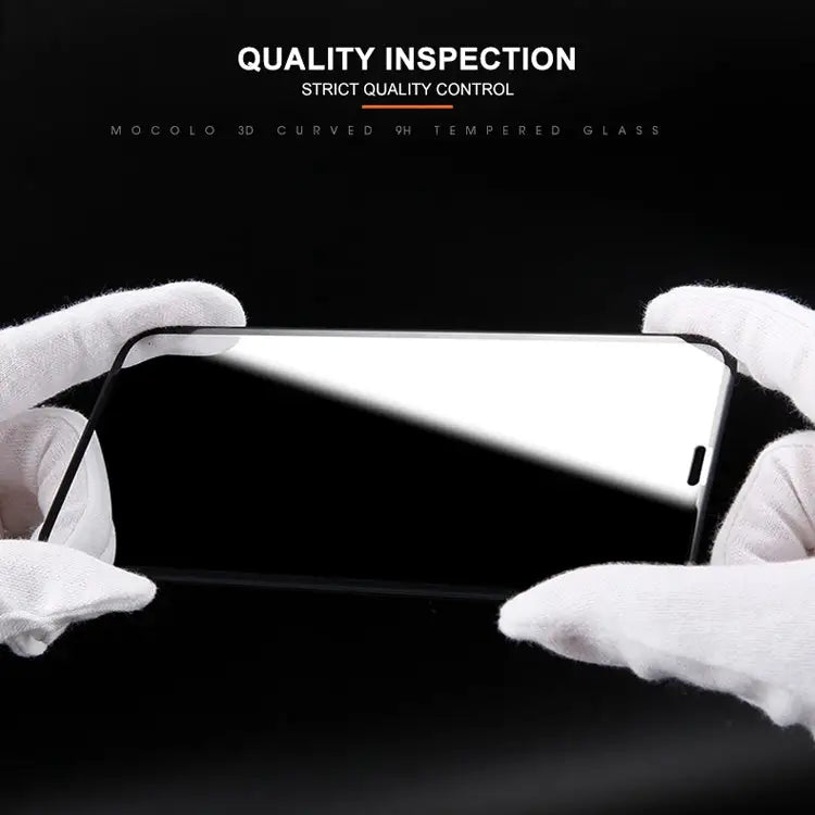 For iPhone 11 Pro Max / XS Max mocolo 0.33mm 9H 3D Round Edge Tempered Glass Film - iPhone XS Max