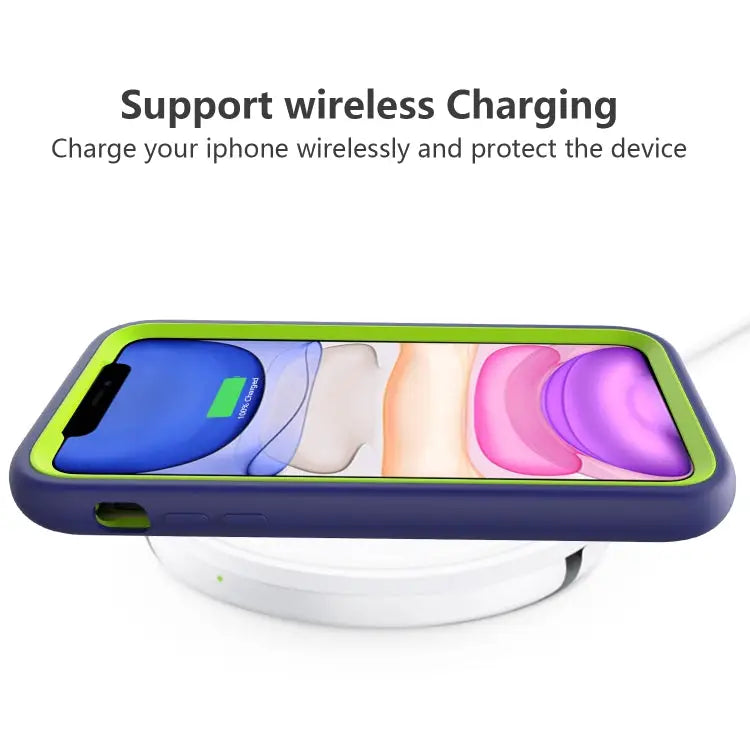 For iPhone 11 Pro Wave Pattern 3 in 1 Silicone + PC Shockproof Protective Case For iPhone 11 Pro - Apple Accessories