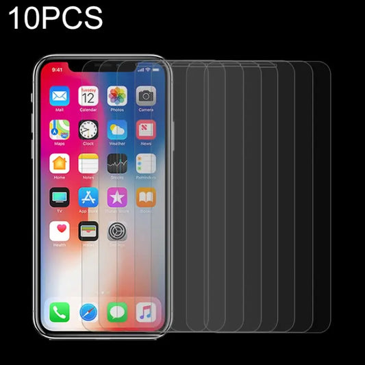 For iPhone 11 Pro / XS / X 10pcs 0.3mm 2.5D 9H Tempered Glass Film - For iPhone 11 Pro / XS / X HD(10 PCS)