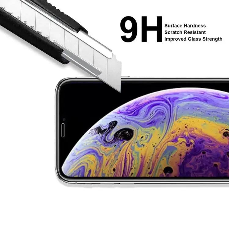 For iPhone 11 Pro / XS / X 5pcs ENKAY Hat-Prince 0.26mm 9H 2.5D Tempered Glass Film - For XS (5 PCS)