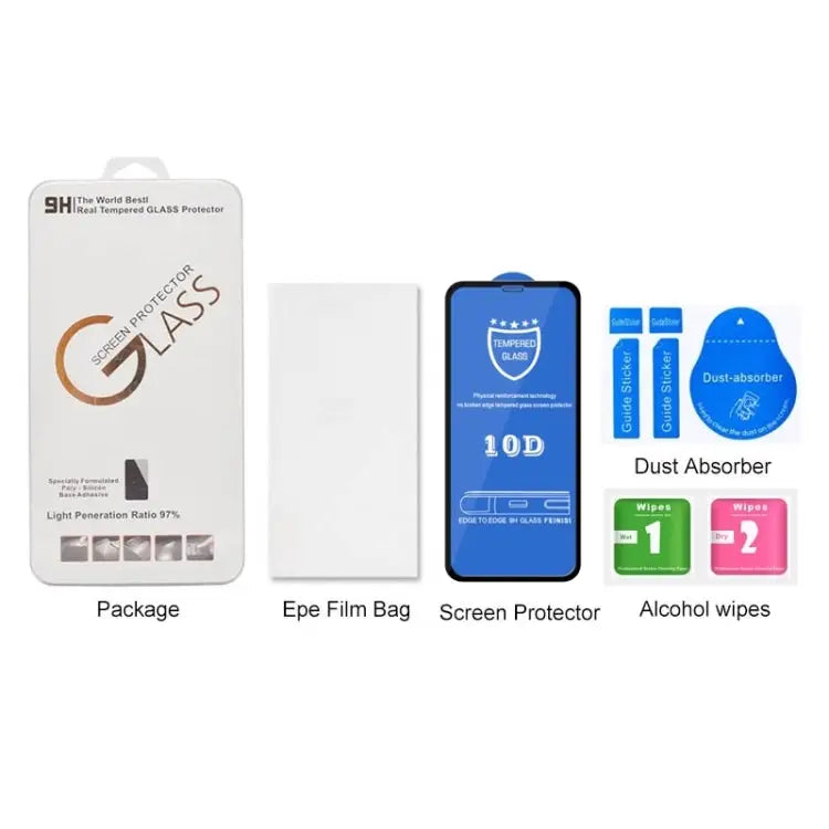 For iPhone 11 Pro / XS / X 9H 10D Full Screen Tempered Glass Screen Protector - For iPhone 11 Pro