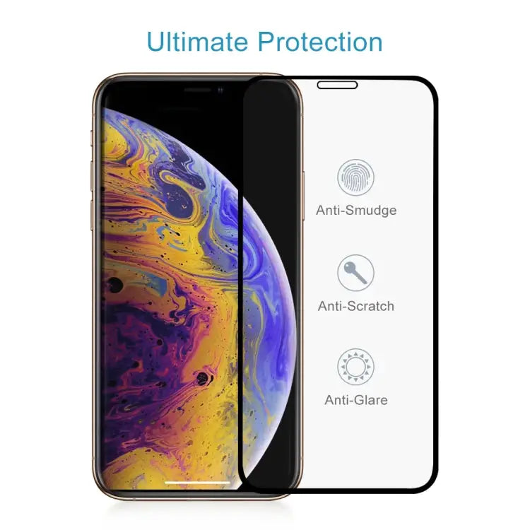 For iPhone 11 Pro / XS / X Anti-scratch 9H 9D Full Screen HD Tempered Glass Film - iPhone XS / X