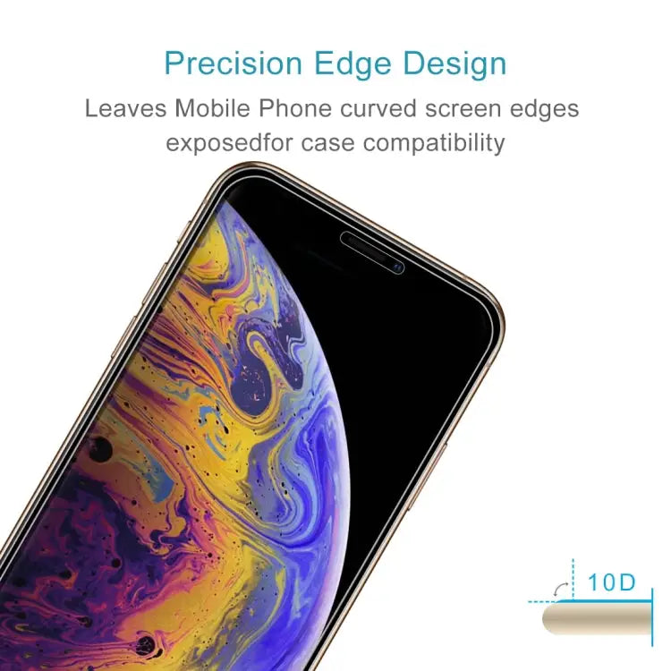 For iPhone 11 Pro / XS / X Anti-scratch 9H 9D Full Screen HD Tempered Glass Film - iPhone XS / X