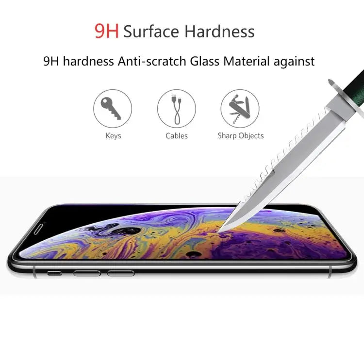 For iPhone 11 Pro / XS / X ENKAY Hat-Prince 0.26mm 9H 2.5D Tempered Glass Film - For XS