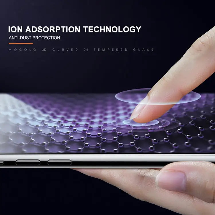 For iPhone 11 Pro / XS / X mocolo 0.33mm 9H 3D Round Edge Anti Blue-ray Tempered Glass Film - iPhone XS / X