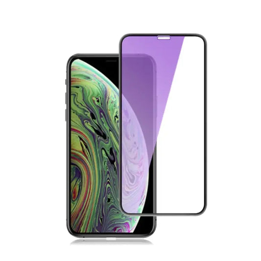 For iPhone 11 Pro / XS / X mocolo 0.33mm 9H 3D Round Edge Anti Blue-ray Tempered Glass Film - iPhone XS / X
