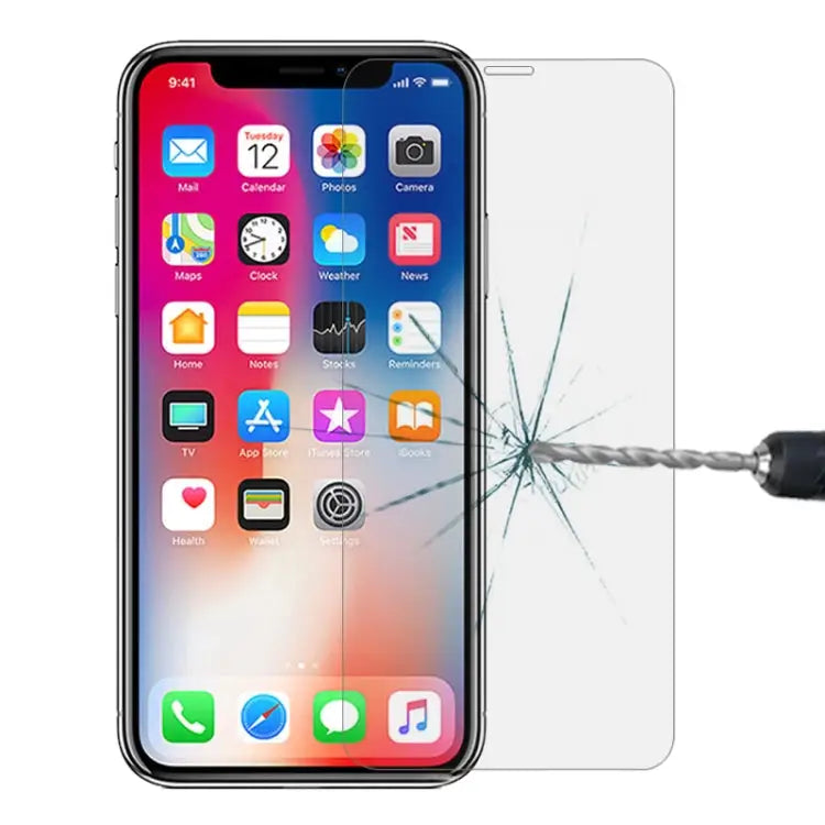 For iPhone 11 Pro / XS / X Surface Hardness Explosion-proof Non-full Screen Tempered Glass Screen Film - For iPhone 11