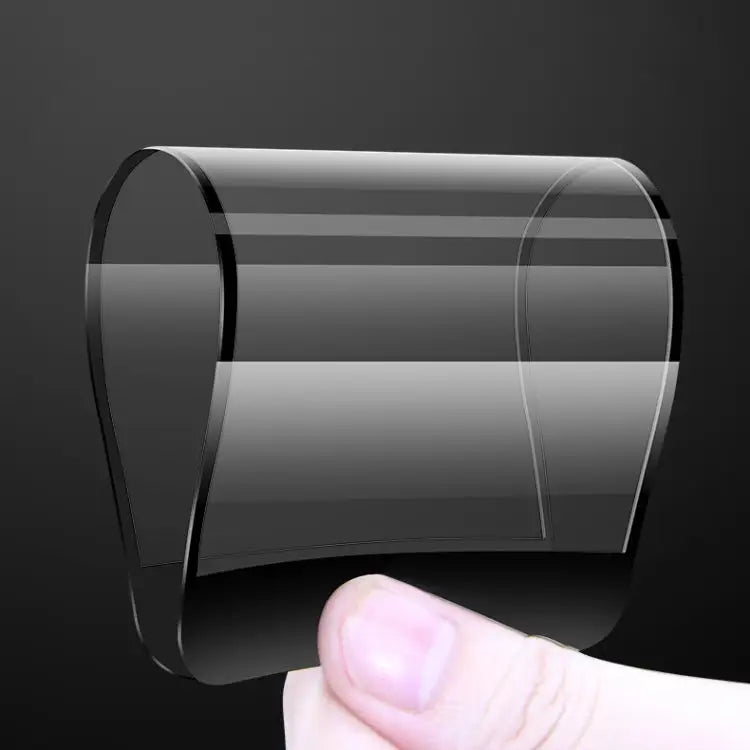 For iPhone 11 / XR 0.1mm 9H Full Screen Flexible Fiber Tempered Glass Film - For iPhone 11 / XR Black / Black