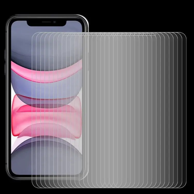 For iPhone 11 / XR 100pcs 0.26mm 9H 2.5D Tempered Glass Film - For iPhone 11 / XR(100 PCS)
