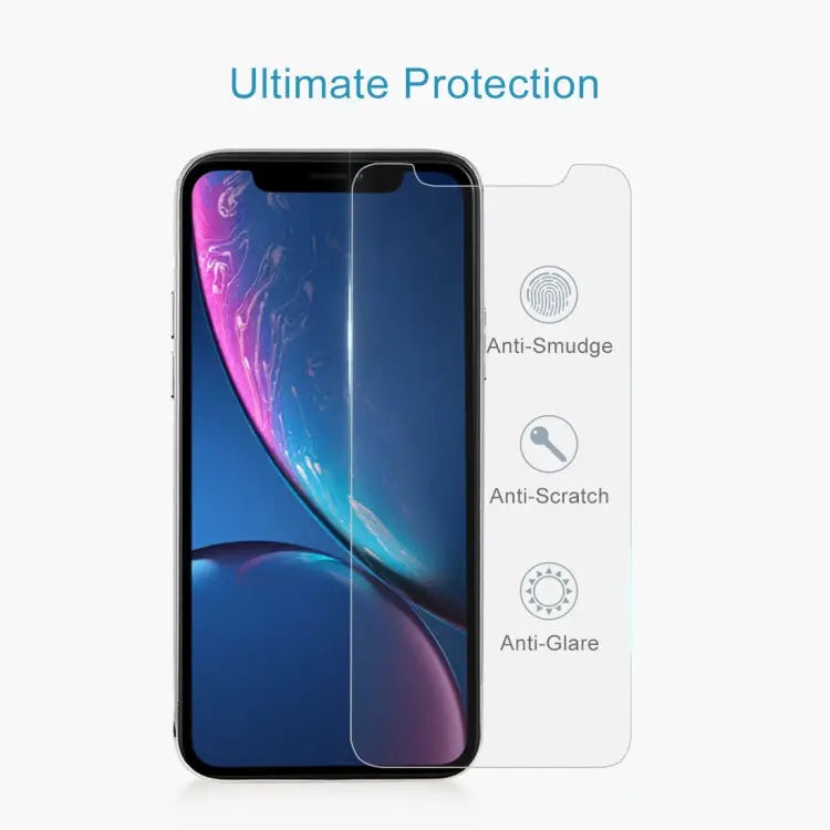 For iPhone 11 / XR 50pcs 0.3mm 2.5D 9H Tempered Glass Film - For iPhone 11 / XR(50 PCS)