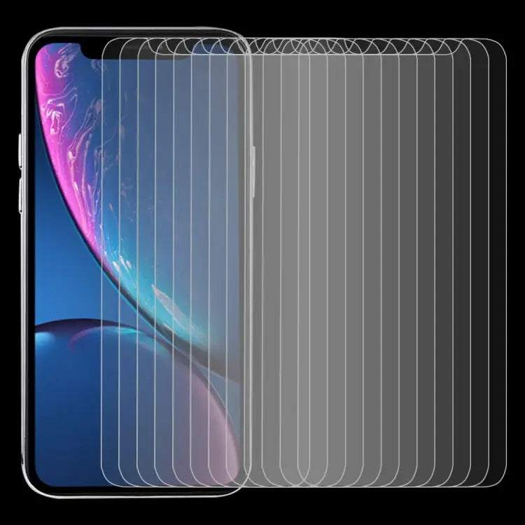 For iPhone 11 / XR 50pcs 0.3mm 2.5D 9H Tempered Glass Film - For iPhone 11 / XR(50 PCS)