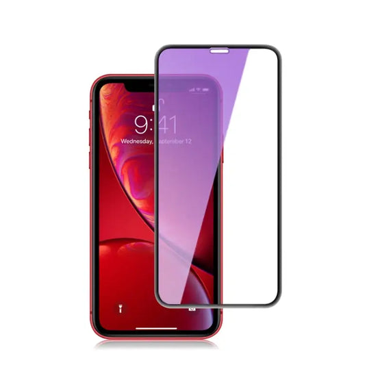 For iPhone 11 / XR mocolo 0.33mm 9H 3D Round Edge Anti Blue-ray Tempered Glass Film - iPhone XR